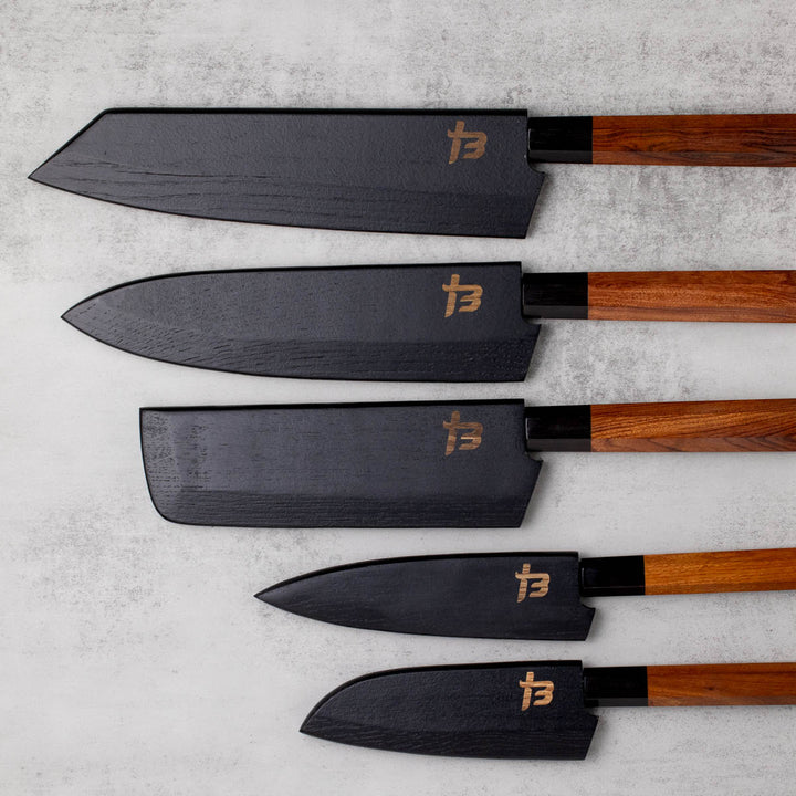 Hanzo - 5 Piece San Mai Kitchen Knife Set