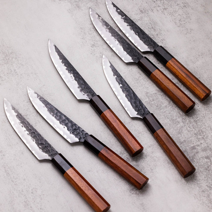 Hanzo - 6 Piece San Mai Steak Knife Set