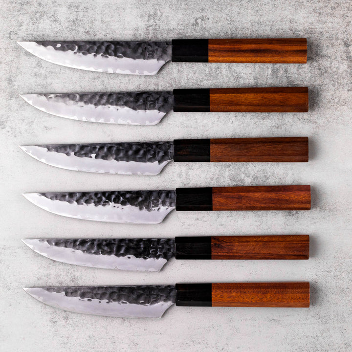 Hanzo - 6 Piece San Mai Steak Knife Set