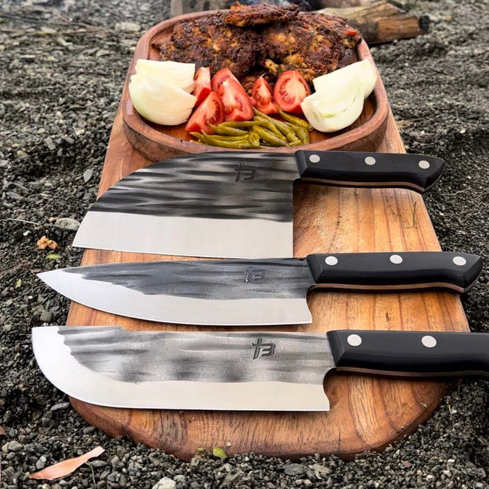 midnight knives cooking outside