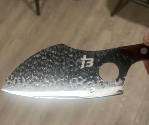 Explorer Santoku Knife in Hand