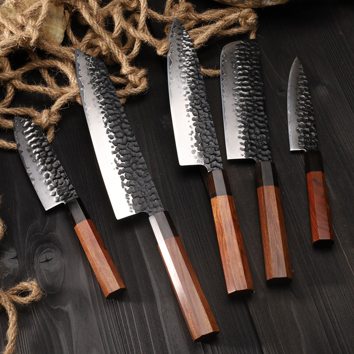 Hanzo - 5 Piece San Mai Kitchen Knife Set