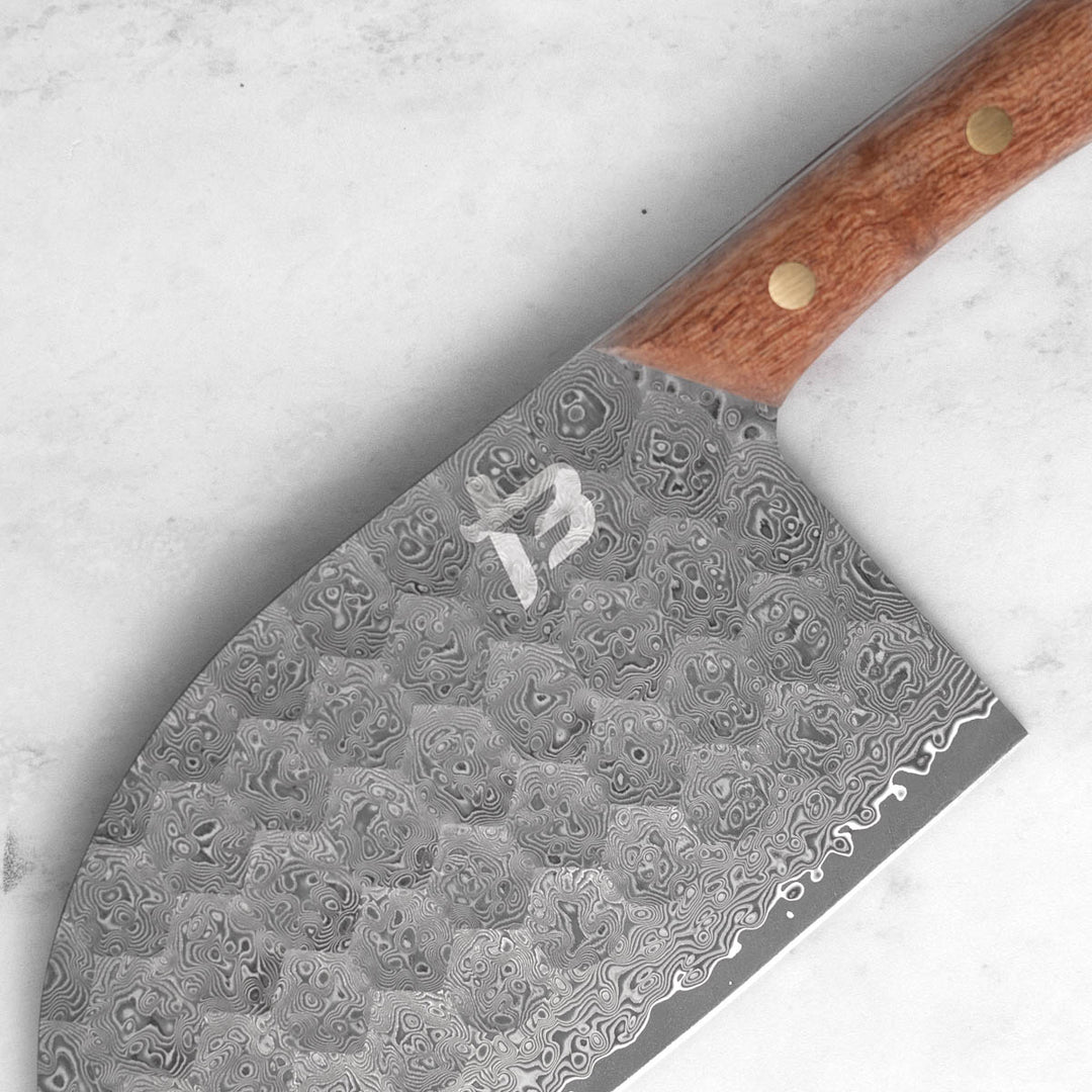 Wildrose Series - 7" Serbian Cleaver