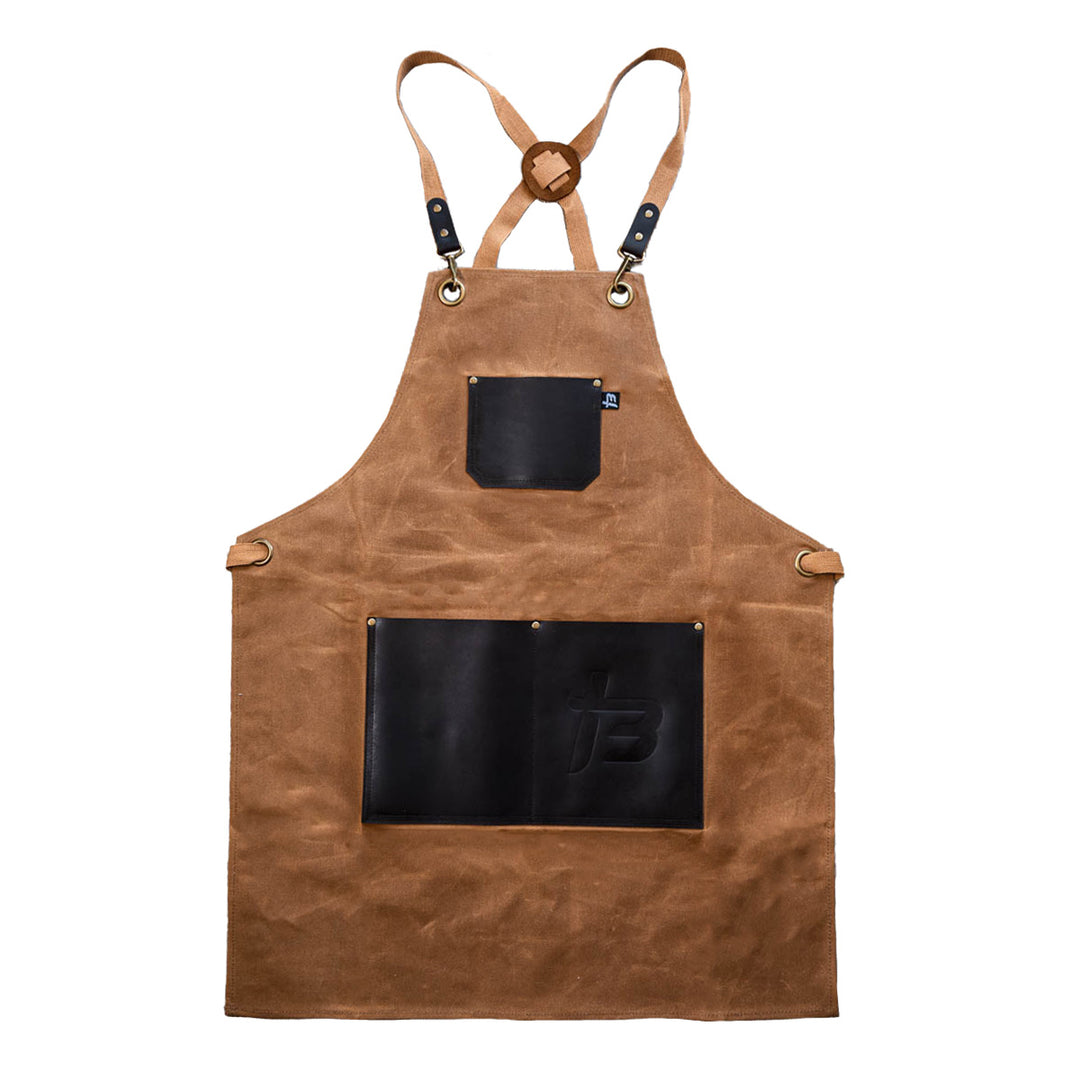 The Grill Master - BBQ Chef Apron | Leather & Waxed Canvas