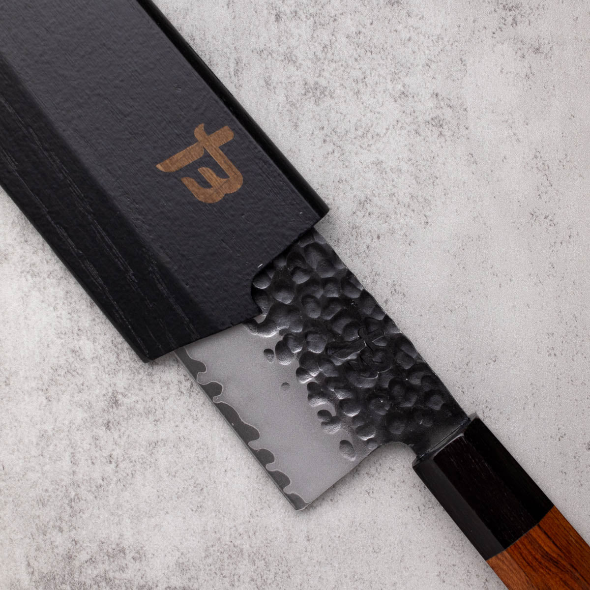 Hanzo - 5 Piece San Mai Kitchen Knife Set – Forged Blade