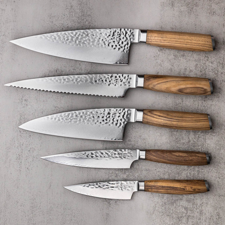 Mirage - 5 Piece Damascus Kitchen Knife Set