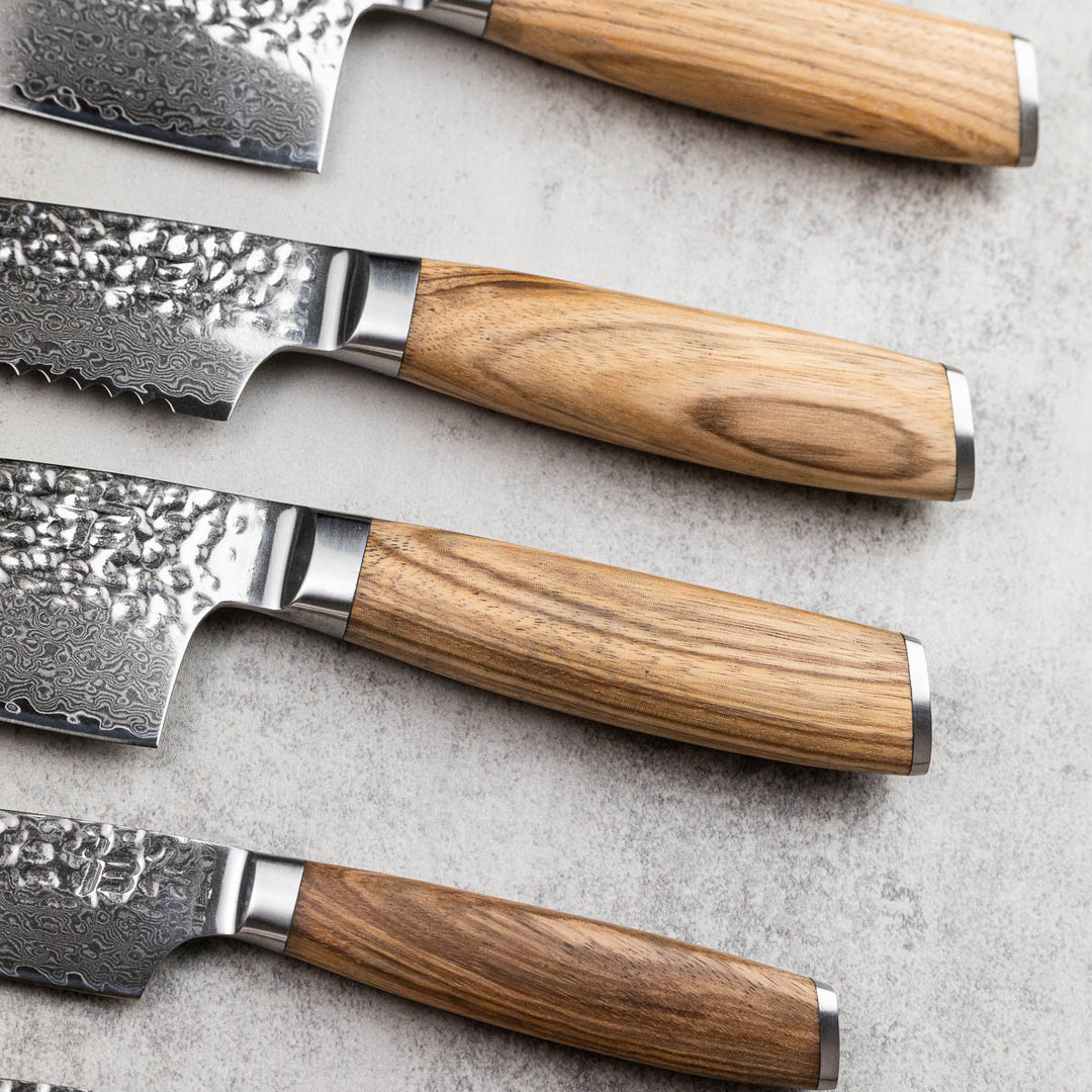 Mirage - 5 Piece Damascus Kitchen Knife Set