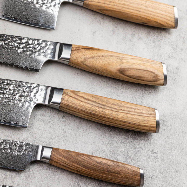 Mirage - 5 Piece Damascus Kitchen Knife Set