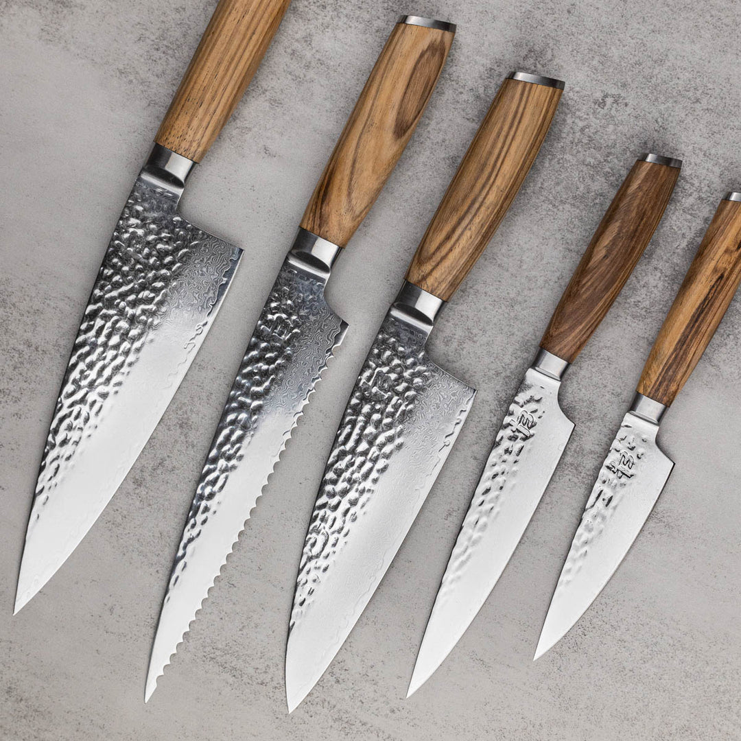 Mirage - 5 Piece Damascus Kitchen Knife Set